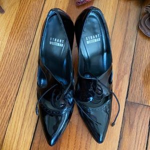 Stuart Weizmann Black Patent Heels Amazing!